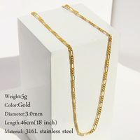 Basic Letter Stainless Steel Copper Zircon Pendant Necklace In Bulk main image 2