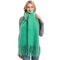 Women's Simple Style Solid Color Polyester Scarf main image 2