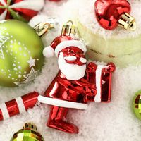 Christmas Cute Santa Claus Ball Snowflake Plastic Party Hanging Ornaments main image 3