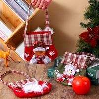 Christmas Cute Santa Claus Snowman Elk Cloth Party Festival Gift Bags main image 5