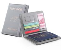 Women's Solid Color Pu Leather Flip Cover Card Holders sku image 3