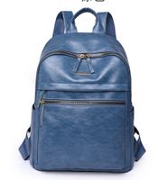 Solid Color Travel Shopping Women's Backpack sku image 3