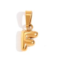1 Piece Stainless Steel 18K Gold Plated Polished Pendant sku image 50