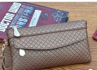 Women's Small All Seasons Pu Leather Solid Color Classic Style Square Zipper Clutch Bag sku image 5