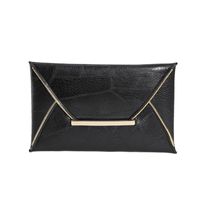 Women's Pu Leather Solid Color Vintage Style Square Flip Cover Clutch Bag sku image 3