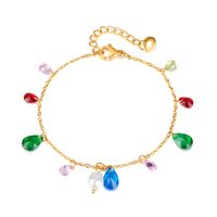 Französische Art Romantisch Glänzend Irregulär Rostfreier Stahl Künstliche Perlen Armbänder In Masse sku image 1