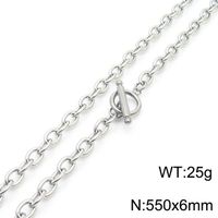 Acier Au Titane Plaqué Or 18K Mode Placage Géométrique Collier sku image 3