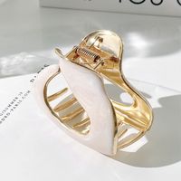 Women's Simple Style Heart Shape Alloy Plating Hair Claws main image 3