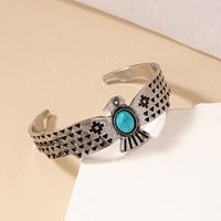 Gothic Owl Alloy Plating Gold Plated Women's Bangle main image 4