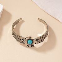 Gothic Owl Alloy Plating Gold Plated Women's Bangle main image 5