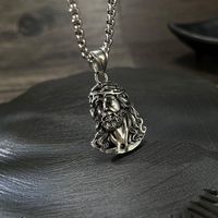 Rock Punk Human Stainless Steel No Inlay Men'S Pendant Necklace main image 4