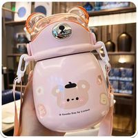 Cute Bear Stainless Steel Thermos Cup sku image 2