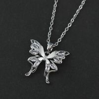 Basic Simple Style Classic Style Letter Fruit Snowflake Alloy Inlay Zircon Women's Pendant Necklace sku image 4