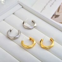 Großhandel Schmuck Basic Einfacher Stil Geometrisch Kupferlegierung Überzug Ohrstecker main image 6