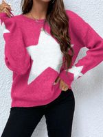 Women's Sweater Long Sleeve Sweaters & Cardigans Casual Star main image 3