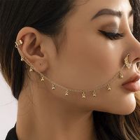 1 Piece Nose Rings & Studs Vintage Style Simple Style Classic Style Bell Alloy Iron Copper Tassel Plating main image 7