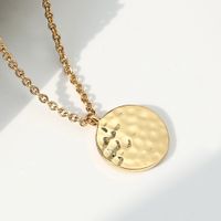 Simple Style Commute Solid Color Copper Plating 18k Gold Plated Pendant Necklace main image 3