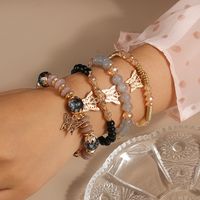 Vacation Streetwear Butterfly Beaded Wholesale Bracelets sku image 1