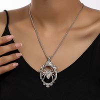 Hip-hop Exaggerated Punk Spider Gold Plated Alloy Wholesale Pendant Necklace main image 6