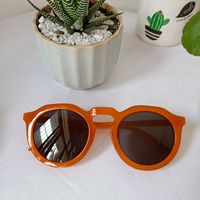 Fashion Solid Color Uv Protection Cat Eye Full Frame Women's Sunglasses sku image 3
