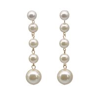 1 Pair Simple Style Star Plating Inlay Artificial Pearl Alloy Artificial Pearls Gold Plated Drop Earrings sku image 3