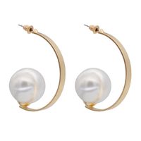 1 Pair Simple Style Star Plating Inlay Artificial Pearl Alloy Artificial Pearls Gold Plated Drop Earrings sku image 8