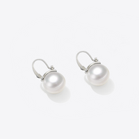 1 Pair Elegant Round Plating Inlay Copper Pearl Drop Earrings main image 8