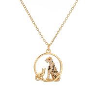 Simple Style Water Droplets Copper Gold Plated Zircon Pendant Necklace In Bulk sku image 2