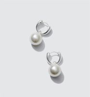 1 Par Elegante Estilo Francés Romántico Ronda Enchapado Embutido Cobre Perlas Artificiales Plateado Pendientes De Gota main image 8