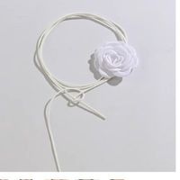 Einfacher Stil Blume Tuch Quaste Frau Halsband sku image 8