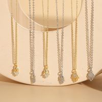 Simple Style Classic Style Palm Copper Plating Inlay Zircon Pendant Necklace main image 6