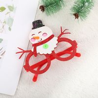 عيد الميلاد نمط الرسوم المتحركة بابا نويل ندفة الثلج بلاستيك اليومي مهرجان الدعائم زي sku image 30