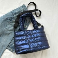 Women's Medium All Seasons Pu Leather Solid Color Streetwear Square Zipper Shoulder Bag sku image 4