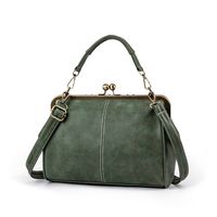 Women's Medium All Seasons Pu Leather Solid Color Classic Style Square Lock Clasp Shoulder Bag main image 6