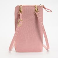 Women's All Seasons Pu Leather Solid Color Classic Style Square Flip Cover Phone Wallets main image 3