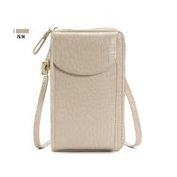 Women's All Seasons Pu Leather Solid Color Classic Style Square Flip Cover Phone Wallets sku image 2