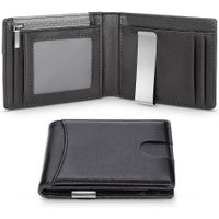 Men's Solid Color Pu Leather Zipper Small Wallets sku image 4