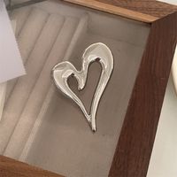 Elegant Heart Shape Bow Knot Alloy Plating Women's Brooches main image 2