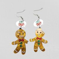 1 Pair Cute Funny Cartoon Character Arylic Ear Hook sku image 2