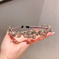 Simple Style Butterfly Artificial Crystal Inlay Rhinestones Hair Band main image 5