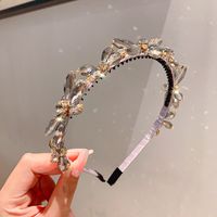 Simple Style Butterfly Artificial Crystal Inlay Rhinestones Hair Band sku image 2
