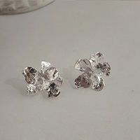 Wholesale Jewelry Vintage Style Flower Alloy Plating Ear Studs main image 5