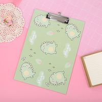 Creative Paper A4 Folder Cartoon Multifunctional Office Stationery Writing Pad Plate Holder Material Test Paper Plywood Wholesale sku image 3