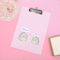 Creative Paper A4 Folder Cartoon Multifunctional Office Stationery Writing Pad Plate Holder Material Test Paper Plywood Wholesale sku image 2