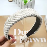 Vintage Style Solid Color Cotton Rope Hair Band main image 5