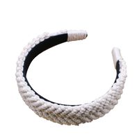 Vintage Style Solid Color Cotton Rope Hair Band main image 2
