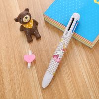 1 Piece Bear Class Learning Plastic Cute Ballpoint Pen sku image 5