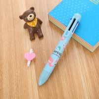1 Piece Bear Class Learning Plastic Cute Ballpoint Pen sku image 1