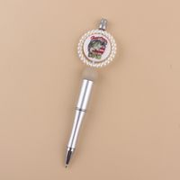 1 Piece Letter Skull Class Learning Plastic Cute Ballpoint Pen sku image 10