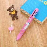 1 Piece Bear Class Learning Plastic Cute Ballpoint Pen sku image 6
